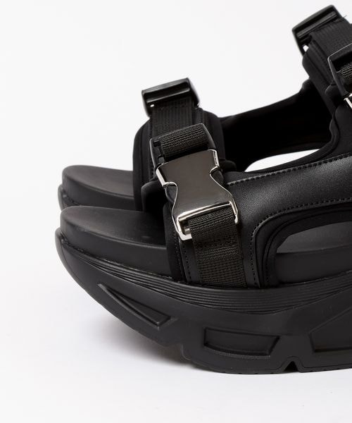 【送料無料】HARE ビルディングソールサンダル　ハレ　ブラック サンダル　M 楽天市場】ビルディングソールサンダル HARE ハレ シューズ・靴
