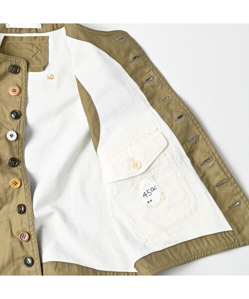 45R（フォーティファイブアール）の「薄バックサテンの908ベスト