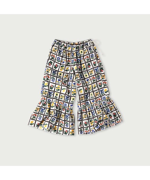 インドカディフルールシャンブルプリントのラッパーパンツの通販はau