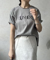 DouDou（ドゥドゥ）の「【WEB限定】スタッズミックスロゴTEE（Tシャツ/カットソー）」