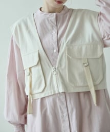 Crisp | ミリタリーショートベスト[c1R3613](ベスト)