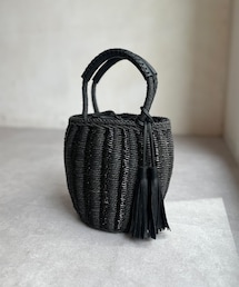 Chez toi | メタリック編み込みバケツトート(バッグ)