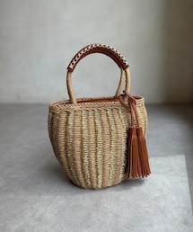 Chez toi | メタリック編み込みバケツトート(バッグ)