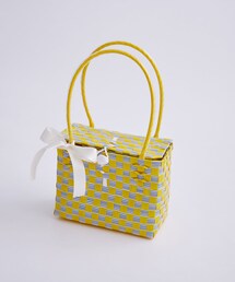 mystic | Lara リボンバスケット(かごバッグ)