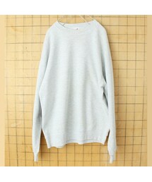 JERZEES | 80s 90s USA製 JERZEES プレーン スウェット グレー メンズL 無地 アメリカ古着(スウェット)