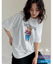 Re:EDIT（リエディ）の「ベアプリントTシャツ - トップス通販 | 人気レディースファッション - Re:EDIT（リエディ）（トップス）」