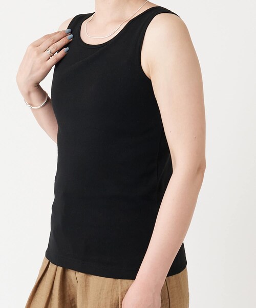 LIVETART（リヴェタート）の「カップツキタンクトップ（タンクトップ・レディース・グレー/ブラック/ホワイト・F）」の3枚目の写真