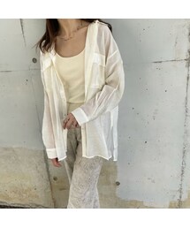 カットリブカップ付きタンクトップ(オフ）