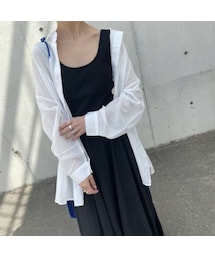 copine | カットリブカップ付きタンクトップ(ブラック）(タンクトップ)