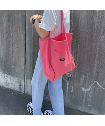 copine（コピン）の「カラーキャンバストートバッグ (ピンク)（トートバッグ）」