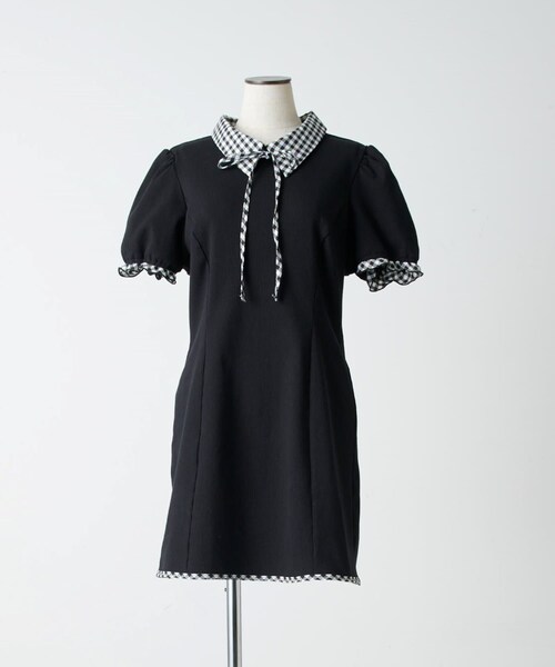 OLIVE des OLIVE(オリーブデオリーブ)の「3wayドッキングミニワンピ(ワンピース・レディース・ライトグレー/ブラック/ブラウン/ネイビー・FREE)」の2枚目の写真