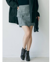 dazzlin | サイドリボンポケットミニスカート(スカート)