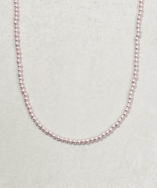 3coins（3coins）の「カラーボールネックレス（ネックレス・レディース・シルバー/グリーン/ブルー/ピンク・FREE）」の4枚目の写真