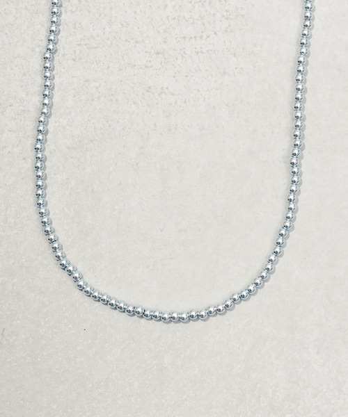 3coins（3coins）の「カラーボールネックレス（ネックレス・レディース・シルバー/グリーン/ブルー/ピンク・FREE）」の3枚目の写真