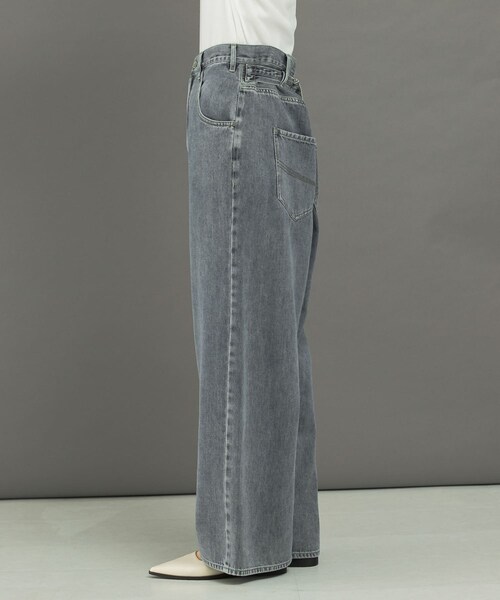 URBAN RESEARCH ROSSO（アーバンリサーチロッソ）の「CHIGNON　シンチバックデニムワイドパンツ（デニムパンツ・レディース・NAVY/BLUE・36/38）」の8枚目の写真