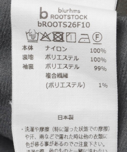 URBAN RESEARCH(アーバンリサーチ)の「blurhmsROOTSTOCK WASHED NYLON COACH JACKET FW(テーラードジャケット・メンズ・Black/DarkOlive・2/3/4)」の14枚目の写真