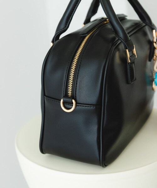 RODE SKO（ロデスコ）の「チャームセットボストンバッグ（ボストンバッグ・レディース・BROWN/BLACK/CAMEL・one）」の14枚目の写真