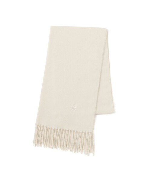 VIS（ビス）の「なめらかタッチ刺繍入りストール（ストール/ショール・レディース・ブラック/ライトグレー/オフホワイト/ベージュ/ピンク系・F）」の2枚目の写真