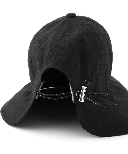 ROPE'(ロペ)の「【UV】セミワイドハット(ハット・レディース・ブラック/ホワイト・F)」の7枚目の写真