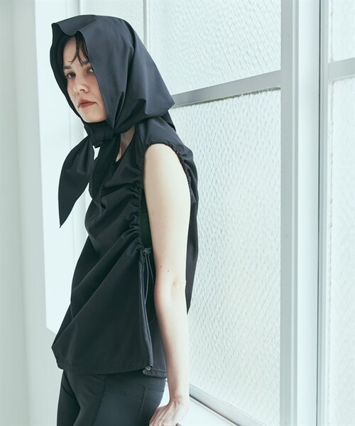 URBAN RESEARCH（アーバンリサーチ）の「Swim URBAN RESEARCH 三角頭巾（その他・レディース・黑色/棕色・黑色/棕色）」の8枚目の写真