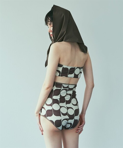 URBAN RESEARCH（アーバンリサーチ）の「Swim URBAN RESEARCH 三角頭巾（その他・レディース・黑色/棕色・黑色/棕色）」の10枚目の写真