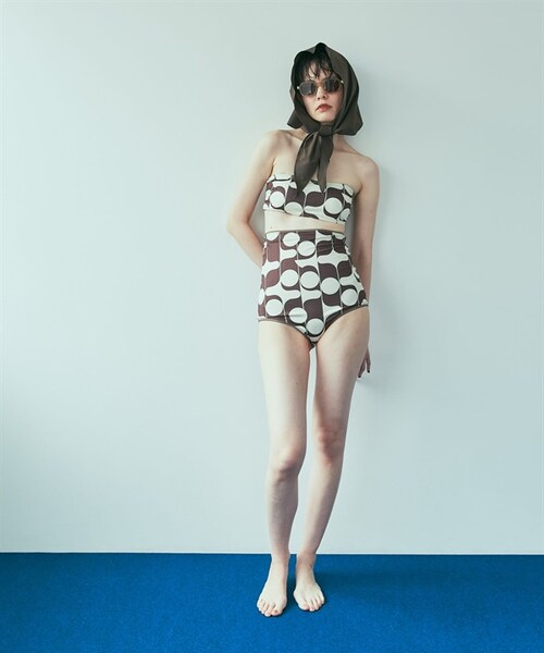 URBAN RESEARCH（アーバンリサーチ）の「Swim URBAN RESEARCH 三角頭巾（その他・レディース・黑色/棕色・黑色/棕色）」の15枚目の写真