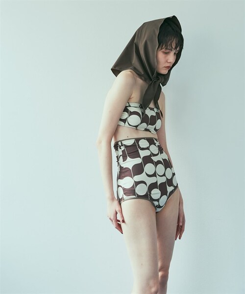 URBAN RESEARCH（アーバンリサーチ）の「Swim URBAN RESEARCH 三角頭巾（その他・レディース・黑色/棕色・黑色/棕色）」の12枚目の写真