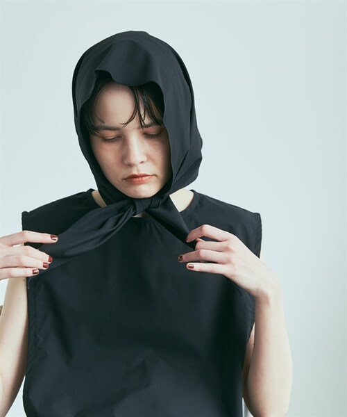 URBAN RESEARCH（アーバンリサーチ）の「Swim URBAN RESEARCH 三角頭巾（その他・レディース・黑色/棕色・黑色/棕色）」の7枚目の写真