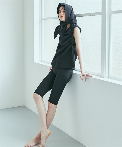 URBAN RESEARCH（アーバンリサーチ）の「Swim URBAN RESEARCH 三角頭巾（その他・レディース・黑色/棕色・黑色/棕色）」の9枚目の写真