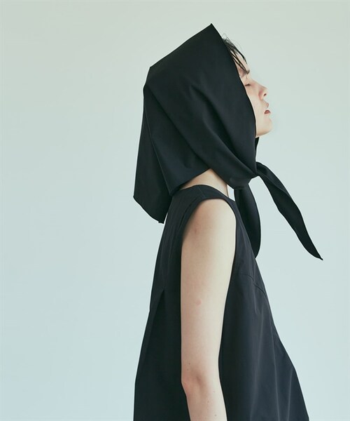 URBAN RESEARCH（アーバンリサーチ）の「Swim URBAN RESEARCH 三角頭巾（その他・レディース・黑色/棕色・黑色/棕色）」の3枚目の写真