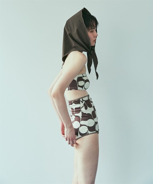 URBAN RESEARCH（アーバンリサーチ）の「Swim URBAN RESEARCH 三角頭巾（その他・レディース・黑色/棕色・黑色/棕色）」の11枚目の写真