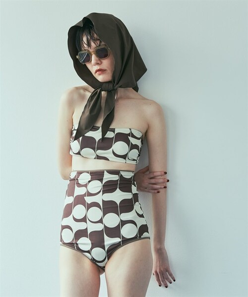 URBAN RESEARCH（アーバンリサーチ）の「Swim URBAN RESEARCH 三角頭巾（その他・レディース・黑色/棕色・黑色/棕色）」の14枚目の写真