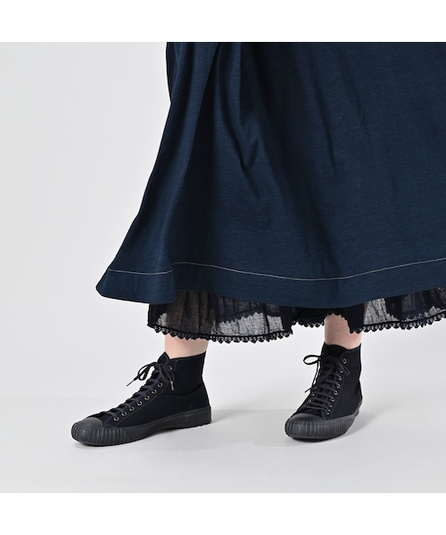 45R（フォーティファイブアール）の「スーピマ天竺のギャザードレス