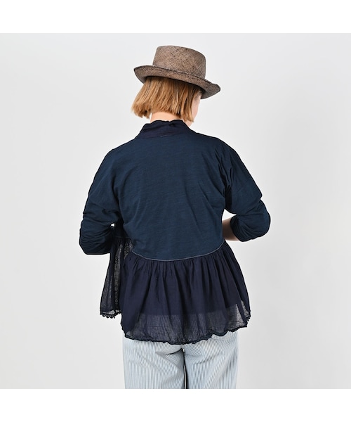 美品　45R スーピマ天竺のカシュクール 5/10まで出品】45Rのスーピマ天竺のカシュクール今季