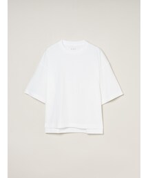 three dots（スリードッツ）の「サンデッドジャージー ルーズTシャツ（その他）」