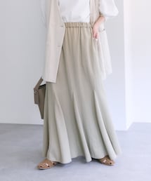 PUAL CE CIN | レーヨンナイロンマチ付きスカート(スカート)