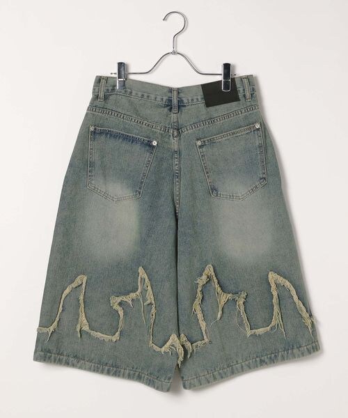 【UNISEX】NOT4NERD／アップリケデニムショーツ ALAND（エーランド）の「NOT4NERD／アップリケデニムショーツ