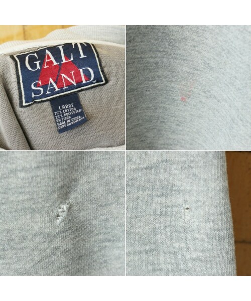 --（--）の「90s 00s USA GALT SAND IOWA 両面プリント スウェット グレー メンズL アメリカ古着（スウェット・レディース・グレー・L）」の2枚目の写真