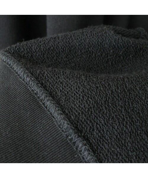 --（--）の「ataco garage originals オリジナルプリント ショートスリーブ スウェット ブラック 裏パイル 半袖（スウェット・レディース・ブラック・M/L/XL）」の5枚目の写真