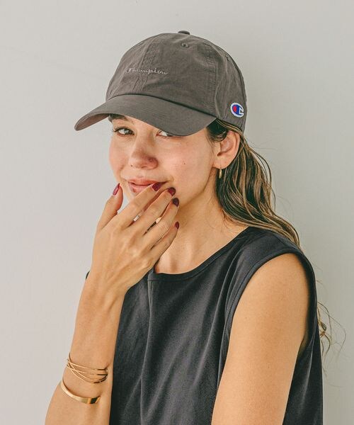 BAYFLOW(ベイフロー)の「タイプライターキャップ(WOMEN)(帽子・レディース・チャコール18/ライトベージュ56/イエロー60・F)」の5枚目の写真