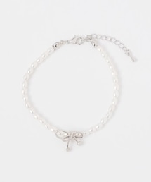 FOREVER 21（フォーエバー トゥエンティーワン）の「パール風リボンブレスレット（その他）」