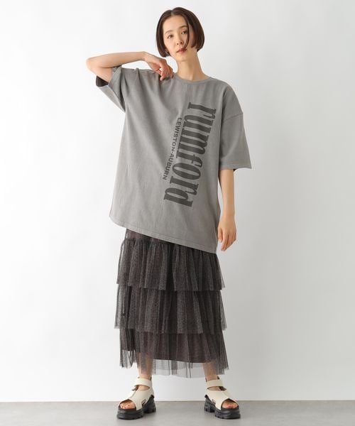 LEPSIM（レプシィム）の「ティアードチュールスカート（スカート・アイボリー08/チャコール18/レオパード51・FREE SIZE）」の21枚目の写真