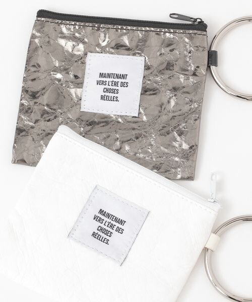 LEPSIM（レプシィム）の「カラビナワッシャーポーチ（財布/小物・オフホワイト05/ブラック09/シルバー19・ONE SIZE）」の11枚目の写真