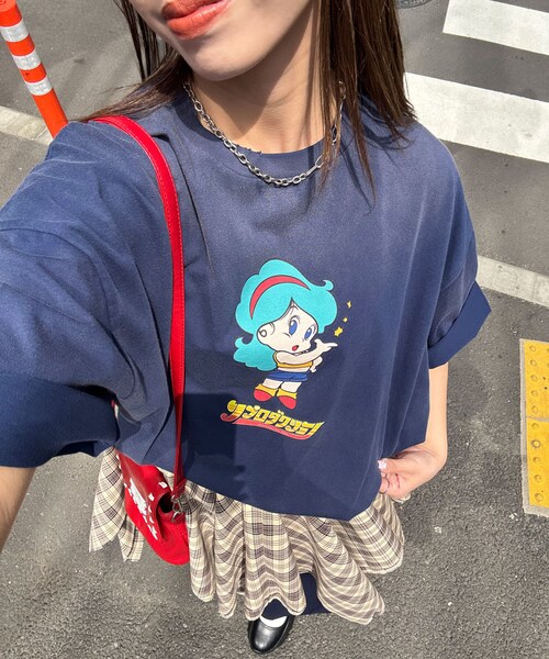 CIAOPANIC(チャオパニック)の「【RePRODUCTION LABEL / リプロダクションレーベル】アソートヴィンテージフェードTEE(Tシャツ/カットソー・レディース・ホワイトその他3/ミッドナイトブルー/ブラックその他1/ブラック/アイボリー/ダークグレー/チャコールグレー/ピンク/ホワイトその他1/クリア/オフホワイト/レッド/グレー/ホワイトその他2/ブルー/ベージュ/ネイビー/シルバー/ホワイト/インディゴブルー・F)」の16枚目の写真