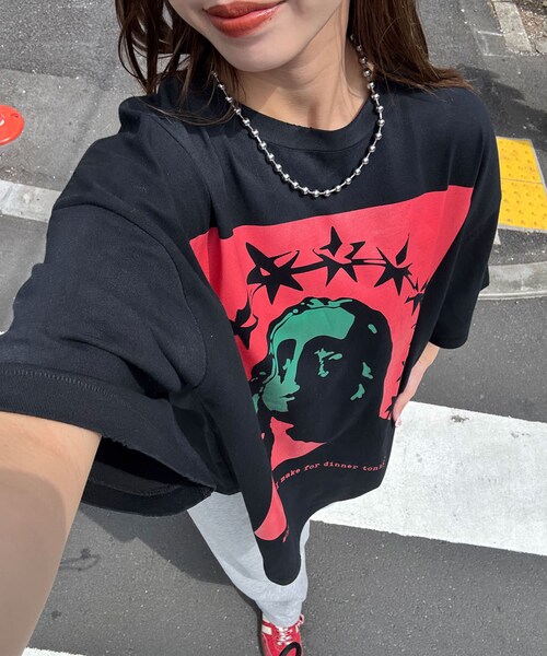 CIAOPANIC(チャオパニック)の「【RePRODUCTION LABEL / リプロダクションレーベル】アソートヴィンテージフェードTEE(Tシャツ/カットソー・レディース・ホワイトその他3/ミッドナイトブルー/ブラックその他1/ブラック/アイボリー/ダークグレー/チャコールグレー/ピンク/ホワイトその他1/クリア/オフホワイト/レッド/グレー/ホワイトその他2/ブルー/ベージュ/ネイビー/シルバー/ホワイト/インディゴブルー・F)」の8枚目の写真