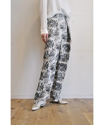 tiny dinosaur | シノワズリリネンタックパンツ(その他パンツ)