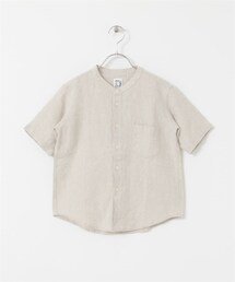URBAN RESEARCH DOORS（アーバンリサーチドアーズ）の「【親子裝】絲光亞麻立領襯衫(KIDS)（その他・キッズ）」