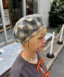 CIAOPANIC | チェックベレー帽(ハンチング/ベレー帽)