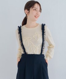31 Sons de mode（トランテアン　ソン　ドゥ　モード）の「リボンコード刺繍ニット/MM518312（その他）」