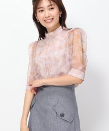 31 Sons de mode（トランテアン　ソン　ドゥ　モード）の「ぼかしフラワーチュールブラウス/MM418119（その他）」